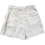 ZARA Women's High Waist Cream Shorts XS Photo 4
