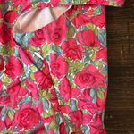 Garnet Hill Petite 10 Rose Floral Sleeveless Dress Sheath A-Line Photo 4