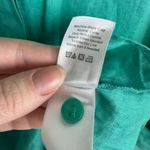 Coldwater Creek Womens 100% Linen Button Down Shirt in Teal Sz L Lightweight Photo 10