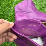Purple Leather 098GG19 Austin Western Women’s Boots 7.5 Made in Brazil Photo 6