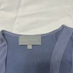 Sunday in Brooklyn  Blue Relaxed Cut Out Tank Top Photo 6