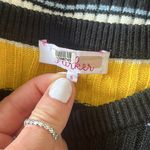 Parker  Montego Striped Ruffle Sweater In Yellow Multi Small Photo 5