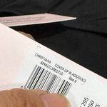 AGENT PROVOCATEUR Black & Gold cut out midi Christiana Cover Up Dress 6 Photo 8