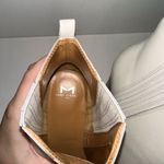 Marc Fisher Annabel Western Ankle Booties Pointed Toe block heel Cream Ivory 10 Photo 7