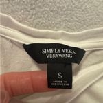 Vera Wang Simply Vera  White Layered Tank Top Photo 2