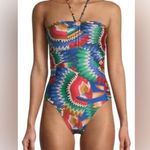 Farm Rio Chevron Toucans One Piece, size X-Small, $189 Photo 5