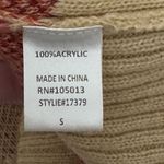 Savanna Jane Nordic Fair Isle Sweater Pastel Colorful Crew Neck Geometric Size S Photo 5