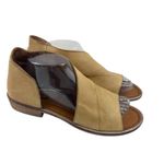 Free People * Mont Blanc Sandal Womens Size 41 Tan Leather D'Orsay Slip On Shoe Photo 4