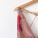 Michael Costello  x Revolve Oriana Tiered Mini Dress in Multi Floral Photo 2