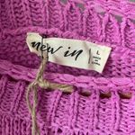 Very J NWT New In by  orchid knit SS sweater in size large. Photo 3