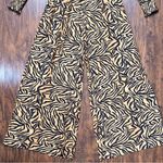 Anthropologie Kachel x • Tiger-Striped Jumpsuit wide leg palazzo smocked Photo 6