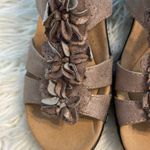 Clarks Clark Collection Women's Sandals Silver/Bronze color size 8 brand new Photo 4