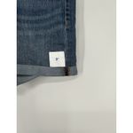 Old Navy  Medium Wash Denim Jean‎ Shorts Jorts Stretch High Rise Blue Size 14 36 Photo 8