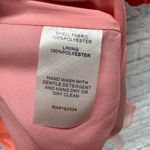 Emily McCarthy Palmer Dress Size L Cherry Red Pink Ombre Mini Knee Dolman Sleeve Size L Photo 4