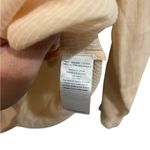 Faherty  Womens Willa Blouse Vanilla Cream Light Peach Organic Cotton Size Large Photo 7