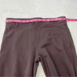 Betabrand  Boot Cut Two-Pocket Dress Pant Yoga Pants in Auburn Brown M Photo 10