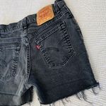 Levi's Vintage 517 Black High Rise Shorts Photo 6