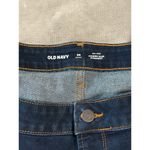 Old Navy NWT  Size 26 Short Mid Rise Power Slim Straight‎ Dark Wash Jeans Plus Photo 4