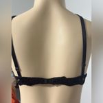 La Perla  Black Lace Bra Size 1 Lightly Padded Underwire Photo 2