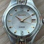 Elgin Diamonds Vintage Ladies Watch Two Photo 0