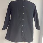 Boat Neckline Floaty Blouse NWOT Black Photo 3