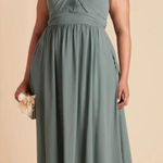 Birdy Grey  Grace Convertible Formal Bridesmaid Dress in‎ Sea Glass Size XXL NWT Photo 0