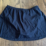 MiracleSuit  Womens Solid Black Swim Skirt Attached Brief Suit Bottom Size 12 Photo 0