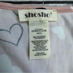 shosho Women's Loungewear Romper Pink White Black Hearts L LG Large Booty Shorts Photo 6
