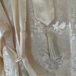 Victoria's Secret Vintage Victoria’s Secret Gold Label Robe Gown Set Ivory Bridal Women’s Large Photo 14