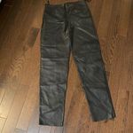 USA Bikers Dream Apparel Leather Pants. Black. Size 10 Style #C503 Black Photo 1