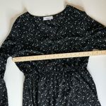 Carly Jean Los Angeles Carly Jean Womens Ditsy Floral Print Midi Asymmetrical Dress Sz L Boho Festival Photo 12