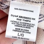 Ro & De NWT  Muted Mauve Striped Ruffle Strap Camisole Tank Top L Photo 9