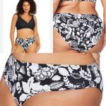 Artesands Cantata Forte Monet Mid Rise Curve Fit Brief‎ Black NWT Plus Size 18 Photo 1