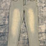Thorn Universal Pale Wash High Rise Faux Pearl Hem Jeans Size 10 Photo 0