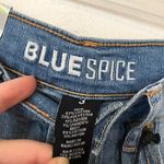 Blue Spice NEW NWT High Waist A-Line Short Denim Distressed Ripped Button Fly 3 Photo 8