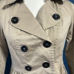 Forever 21 Button Front Trench Tan Size M Photo 2
