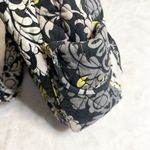 Vera Bradley Baroque Black Yellow Gray White Retired Pattern Shoulder Bag Purse Photo 14