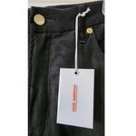 Good American Good Legs Black Faux Suede High Rise Pants 15/33 NEW Photo 5