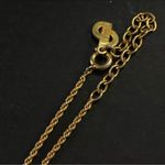 Christian Dior Vintage Dior CD logo crystal rhinestones necklace Photo 2