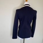 8 Eight Blue White Schoolgirl Blazer Sz Small ? Lady Jacket Photo 3