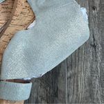 Donald Pliner NWOB  Gyer wedge sandal light pewter & cork 7 1/2 Photo 6