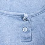 Bobbie Brooks Vintage Navy Blue Button Tee Shirt Womens XLarge Size XL Photo 4