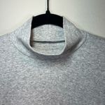 American Eagle Women's Mock Neck Ribbed Cropped Top Shirt Gray Long Sleeve Sz XL Photo 1