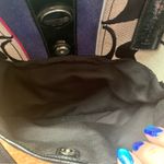Coach Signature Handbag with Navy Stripe 13x10x4 inches Photo 8