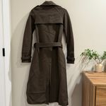 Men's Brown Trench Coat Size 38 Photo 1