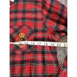 Ralph Lauren Lauren  Womens Long Sleeve Button Up Plaid Shirt Nightgown Size S Photo 4