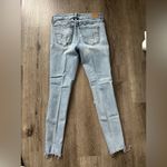 American Eagle  Outfitters Light Blue Distressed Skinny Jeans Photo 2