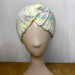 Headband Knitted Adult Women Boho Winter Handmade Winter Band Warm Earwarmers Yellow Photo 3