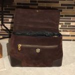 AMERICANA BY SHARIF Suede Flap Vintage Brown Photo 9