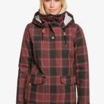 Roxy ππ Brightshine Hooded Longline Jacket Plaid Photo 2